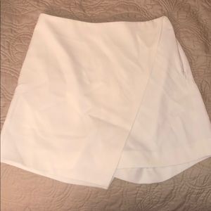 Express white envelope skirt